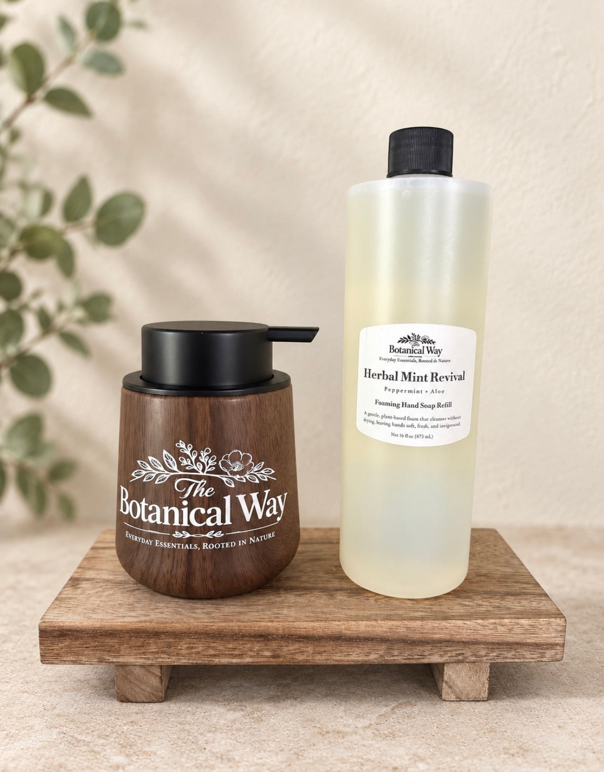 Foaming Hand Soap Refill & Foaming Soap Dispenser (empty)